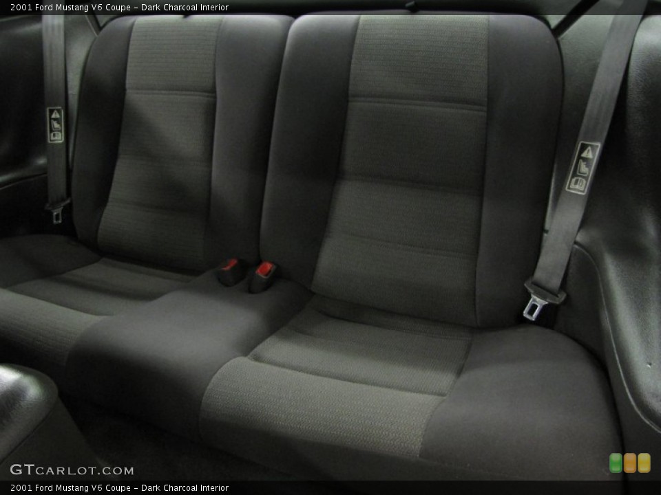 Dark Charcoal Interior Rear Seat for the 2001 Ford Mustang V6 Coupe #77372901