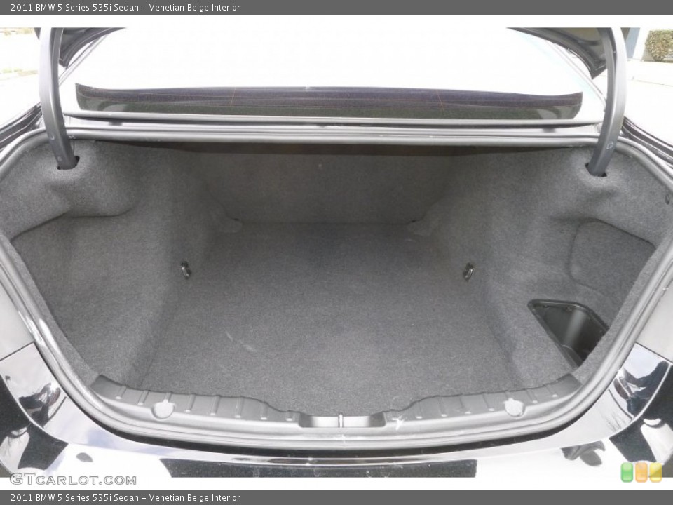 Venetian Beige Interior Trunk for the 2011 BMW 5 Series 535i Sedan #77373360