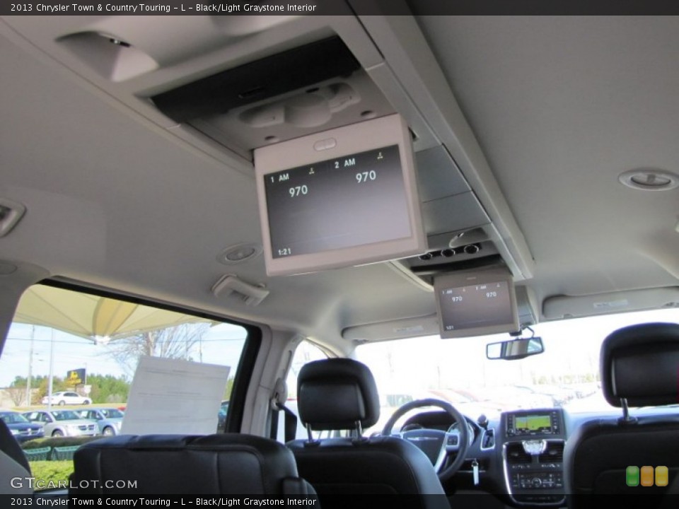 Black/Light Graystone Interior Entertainment System for the 2013 Chrysler Town & Country Touring - L #77373732