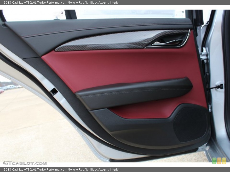 Morello Red/Jet Black Accents Interior Door Panel for the 2013 Cadillac ATS 2.0L Turbo Performance #77375539