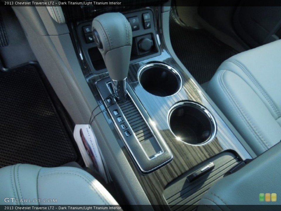 Dark Titanium/Light Titanium Interior Transmission for the 2013 Chevrolet Traverse LTZ #77376064