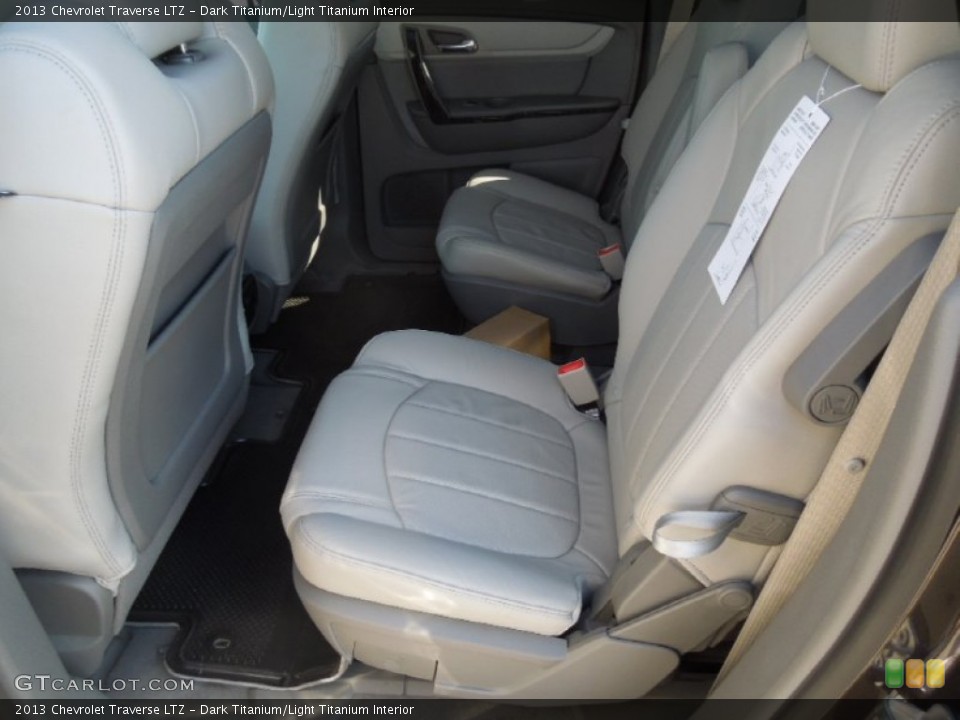 Dark Titanium/Light Titanium Interior Rear Seat for the 2013 Chevrolet Traverse LTZ #77376185