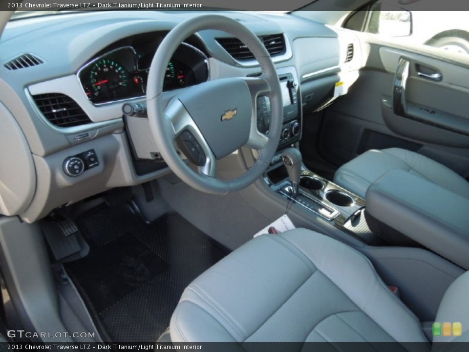Dark Titanium/Light Titanium Interior Prime Interior for the 2013 Chevrolet Traverse LTZ #77376381
