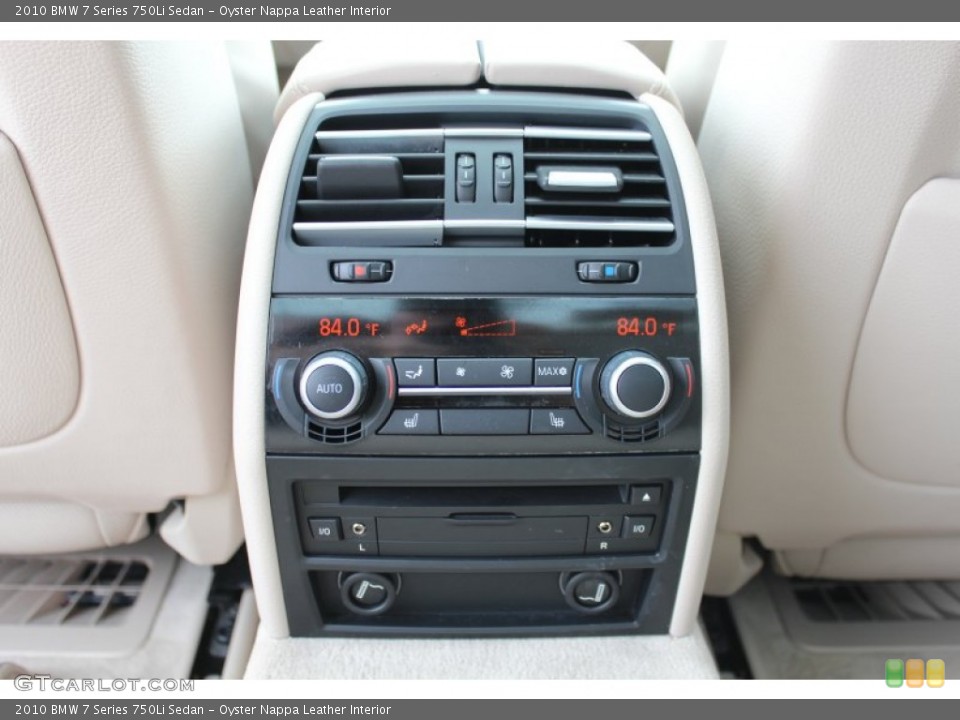 Oyster Nappa Leather Interior Controls for the 2010 BMW 7 Series 750Li Sedan #77376408