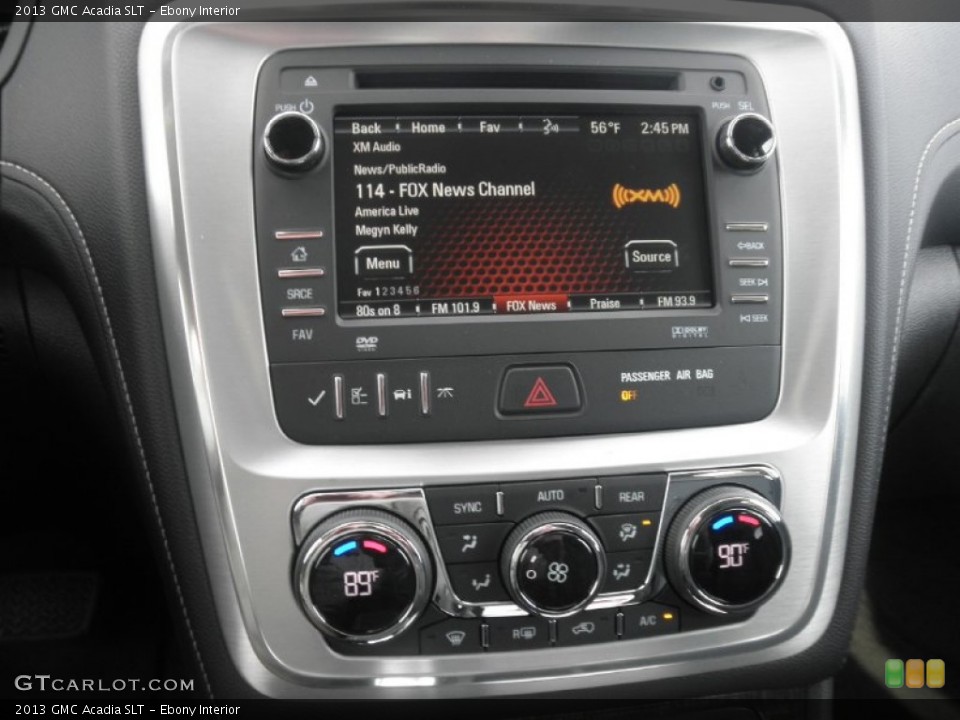Ebony Interior Audio System for the 2013 GMC Acadia SLT #77376643
