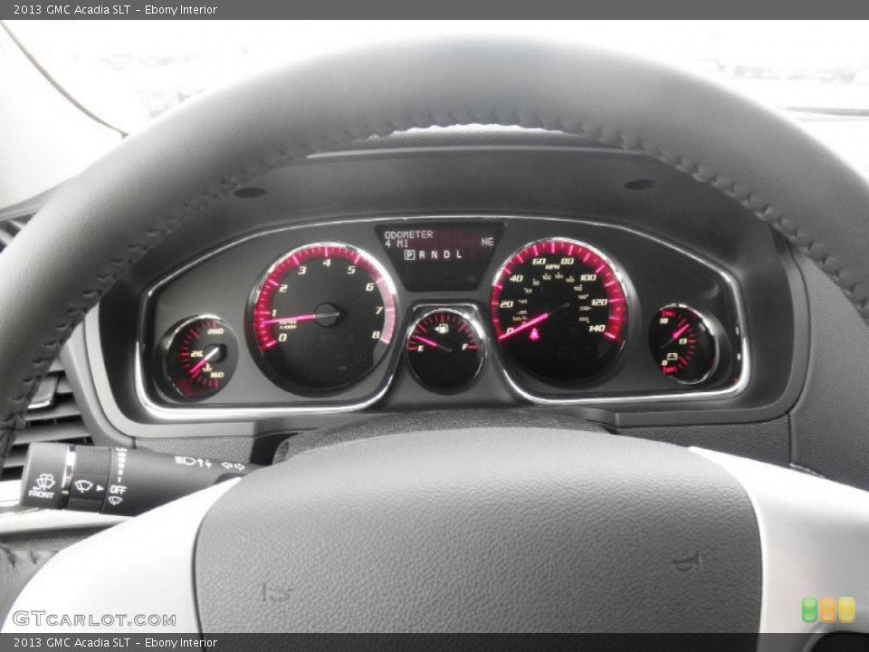 Ebony Interior Gauges for the 2013 GMC Acadia SLT #77376834