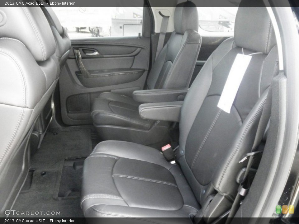 Ebony Interior Rear Seat for the 2013 GMC Acadia SLT #77377000
