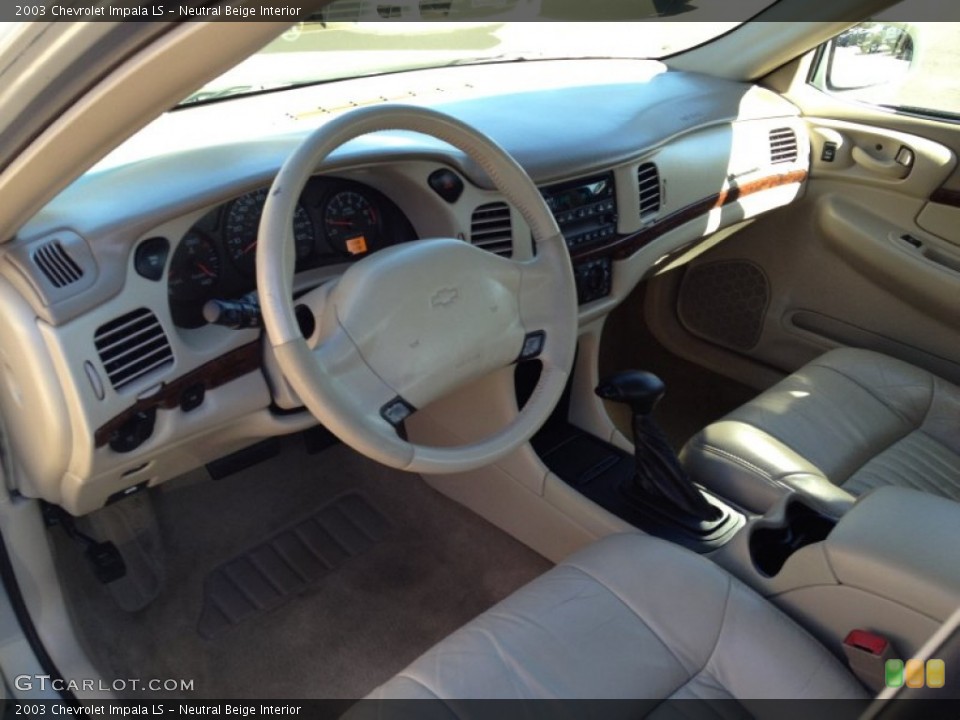 Neutral Beige 2003 Chevrolet Impala Interiors