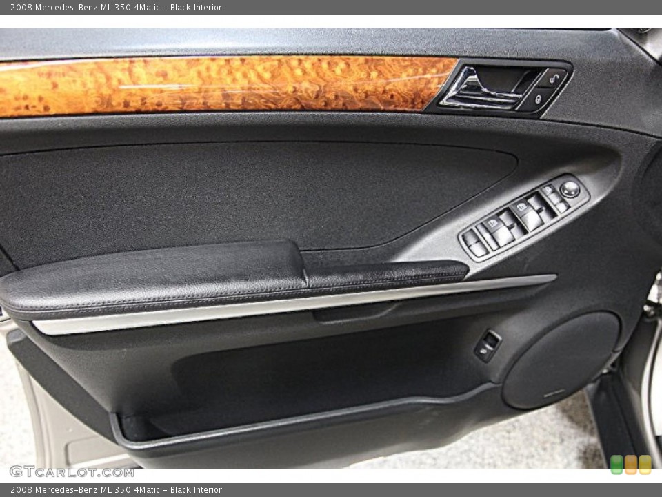 Black Interior Door Panel for the 2008 Mercedes-Benz ML 350 4Matic #77377542