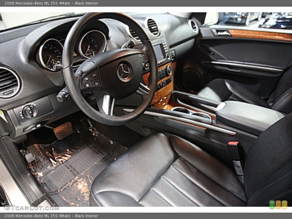 Black Interior Prime Interior for the 2008 Mercedes-Benz ML 350 4Matic #77377572