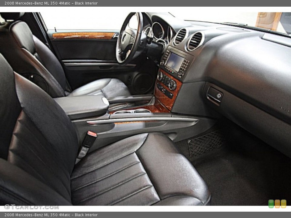 Black Interior Photo for the 2008 Mercedes-Benz ML 350 4Matic #77377683