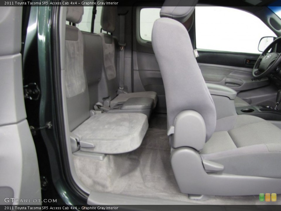 Graphite Gray Interior Rear Seat for the 2011 Toyota Tacoma SR5 Access Cab 4x4 #77378664
