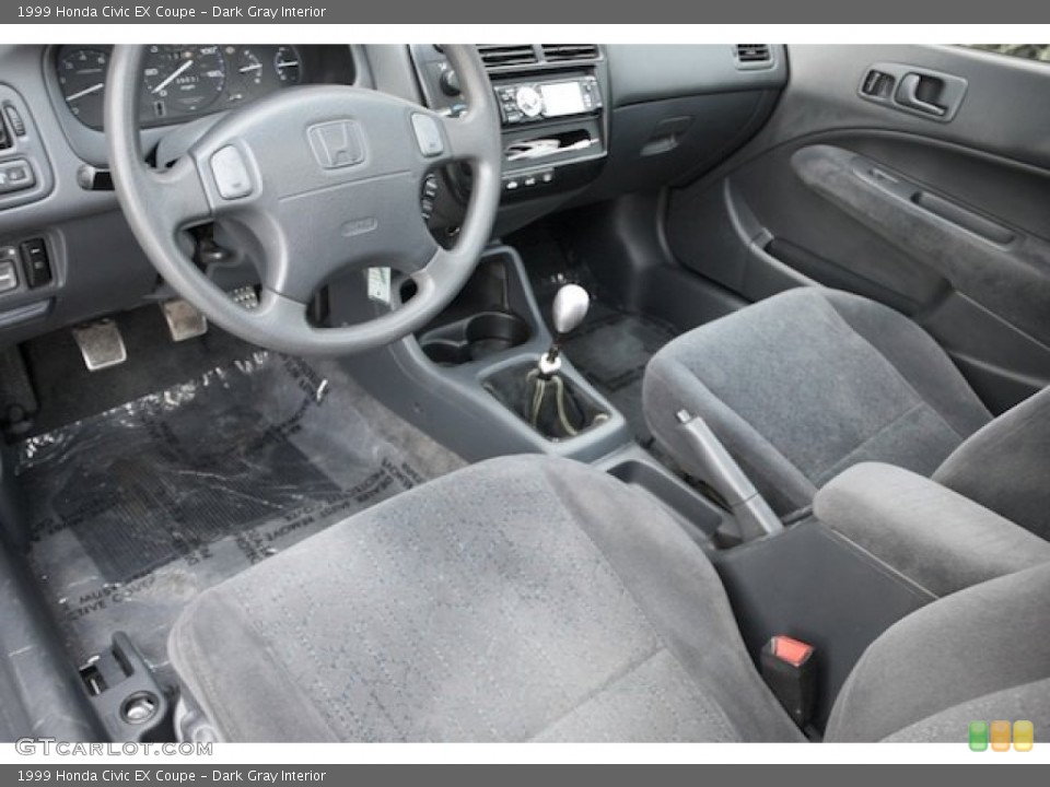 Dark Gray Interior Photo for the 1999 Honda Civic EX Coupe #77379177