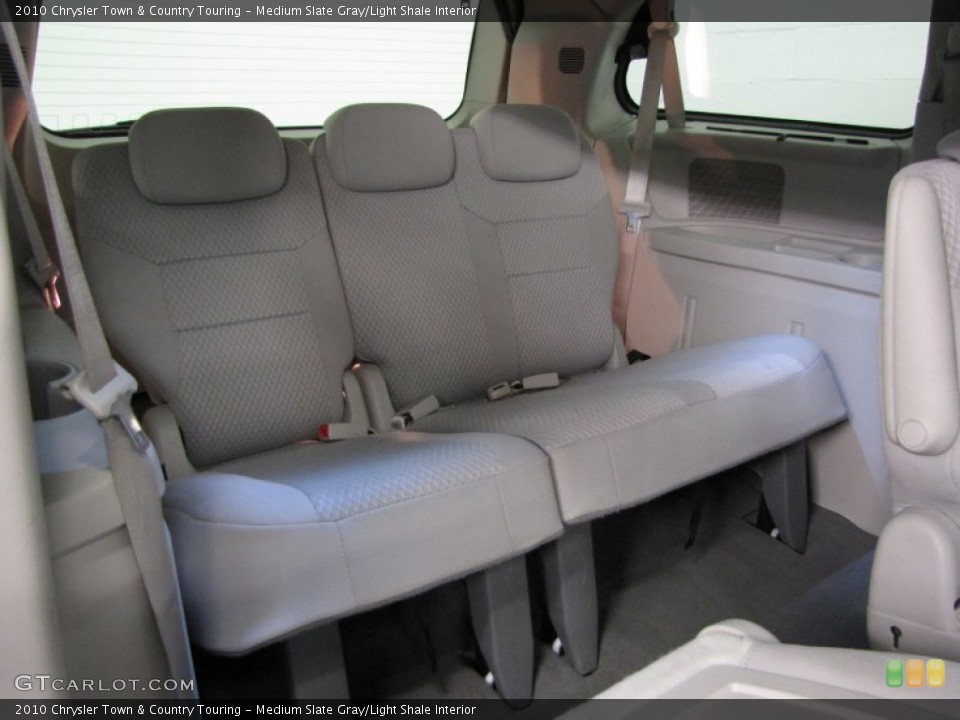 Medium Slate Gray/Light Shale Interior Rear Seat for the 2010 Chrysler Town & Country Touring #77380076