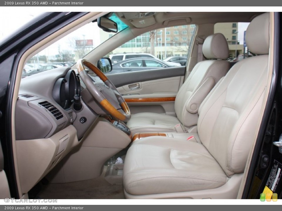 Parchment Interior Photo for the 2009 Lexus RX 350 AWD #77380555