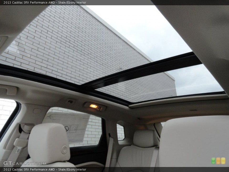 Shale/Ebony Interior Sunroof for the 2013 Cadillac SRX Performance AWD #77380717