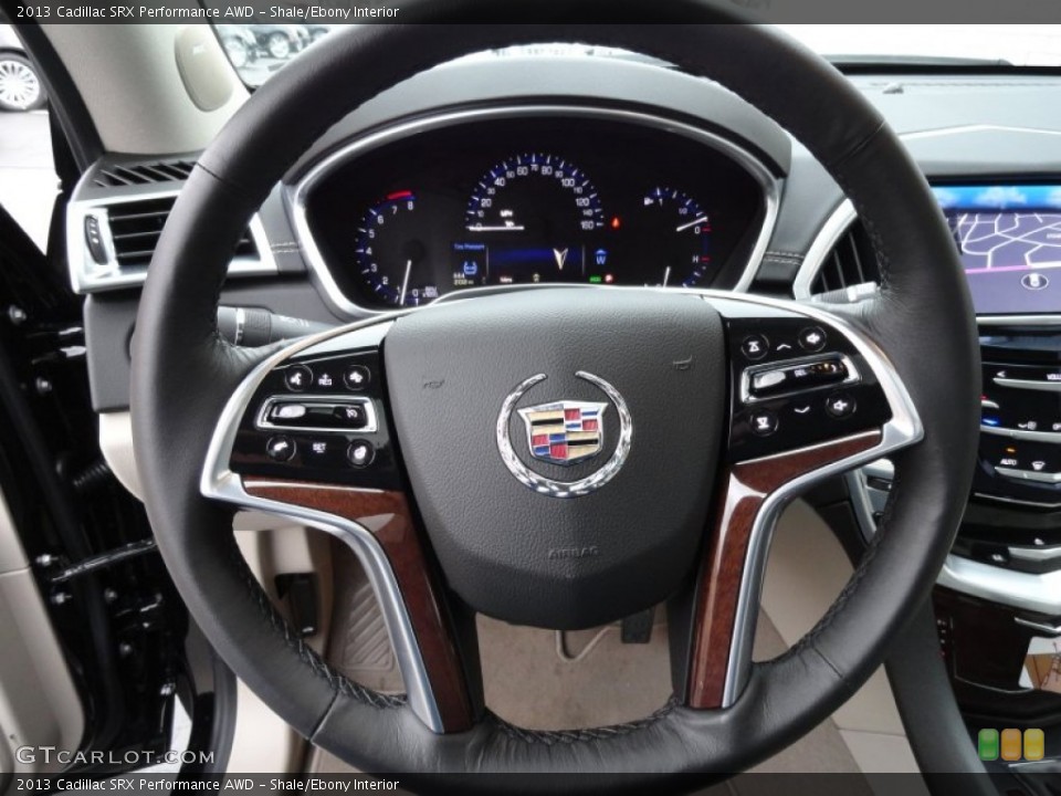 Shale/Ebony Interior Steering Wheel for the 2013 Cadillac SRX Performance AWD #77380827