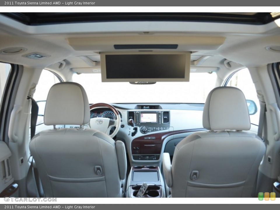 Light Gray Interior Entertainment System for the 2011 Toyota Sienna Limited AWD #77381266