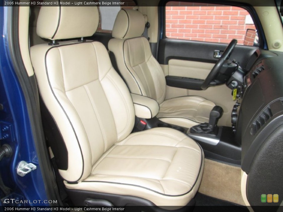 Light Cashmere Beige Interior Front Seat for the 2006 Hummer H3  #77381282