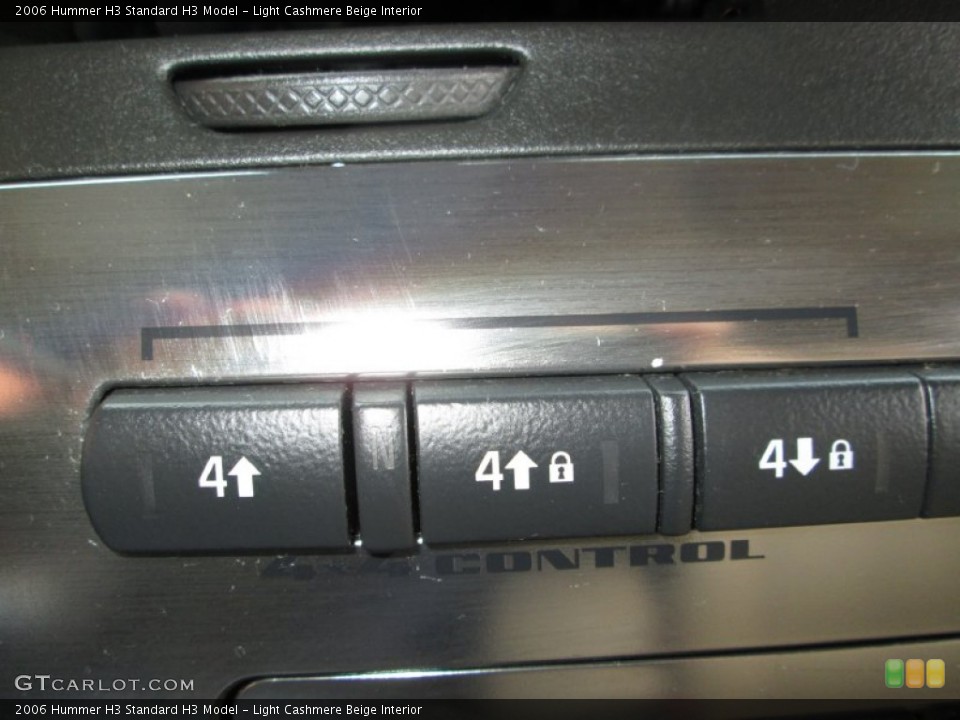 Light Cashmere Beige Interior Controls for the 2006 Hummer H3  #77381444