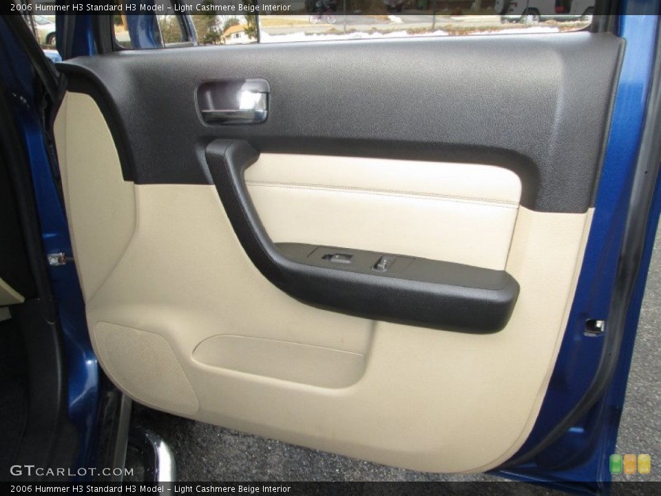 Light Cashmere Beige Interior Door Panel for the 2006 Hummer H3  #77381614