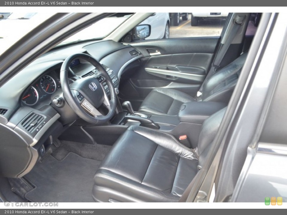Black Interior Prime Interior for the 2010 Honda Accord EX-L V6 Sedan #77382040