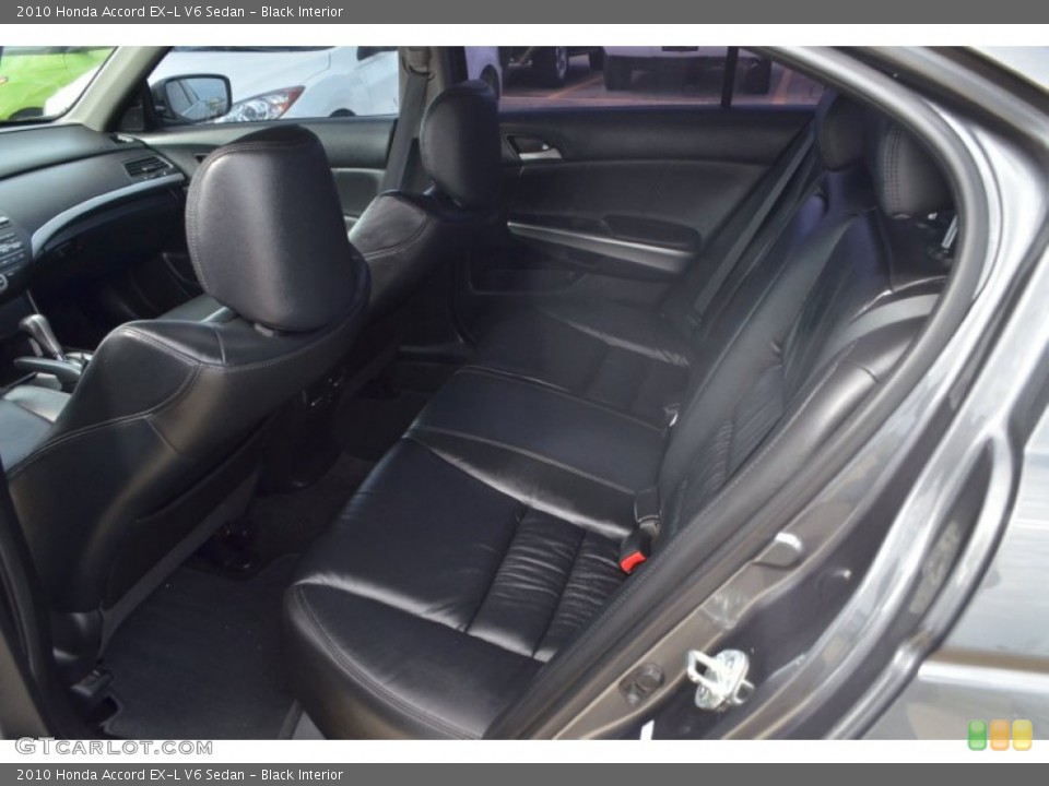 Black Interior Rear Seat for the 2010 Honda Accord EX-L V6 Sedan #77382066