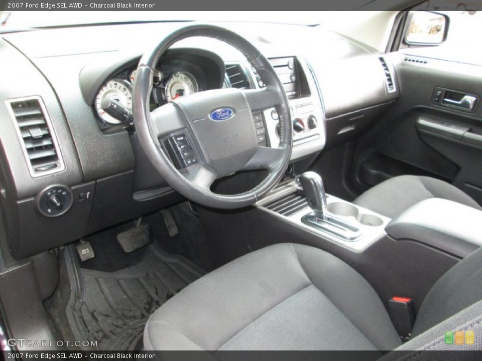 Charcoal Black Interior Prime Interior for the 2007 Ford Edge SEL AWD #77382081