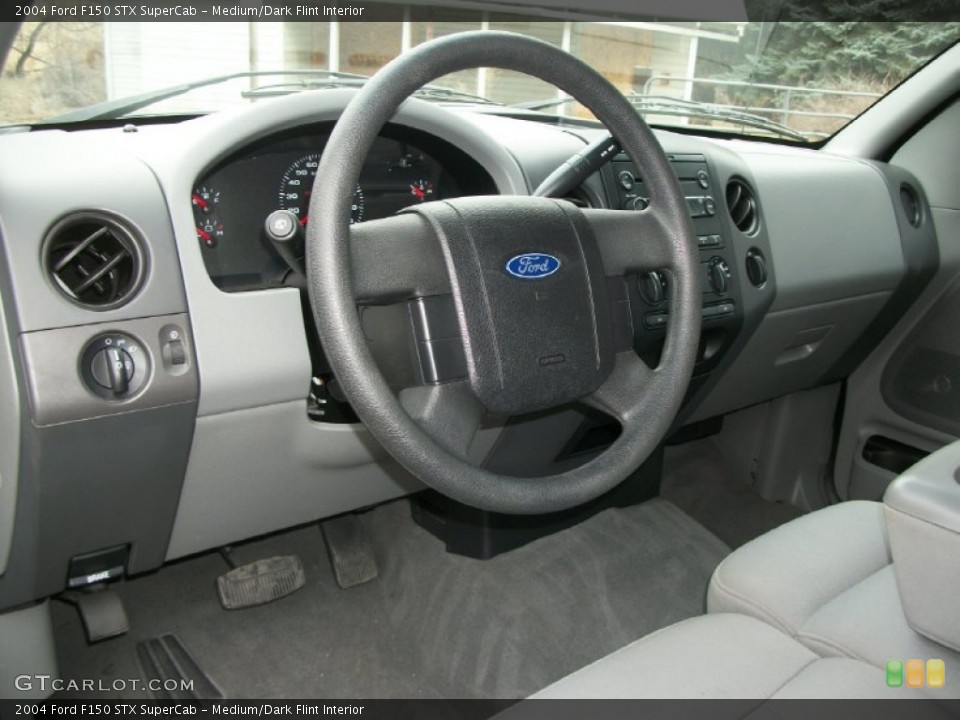 Medium/Dark Flint Interior Dashboard for the 2004 Ford F150 STX SuperCab #77383650