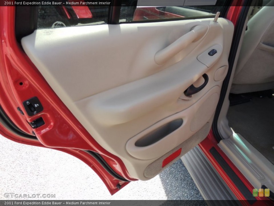 Medium Parchment Interior Door Panel for the 2001 Ford Expedition Eddie Bauer #77383715
