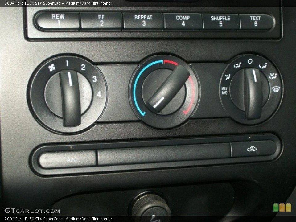 Medium/Dark Flint Interior Controls for the 2004 Ford F150 STX SuperCab #77383878