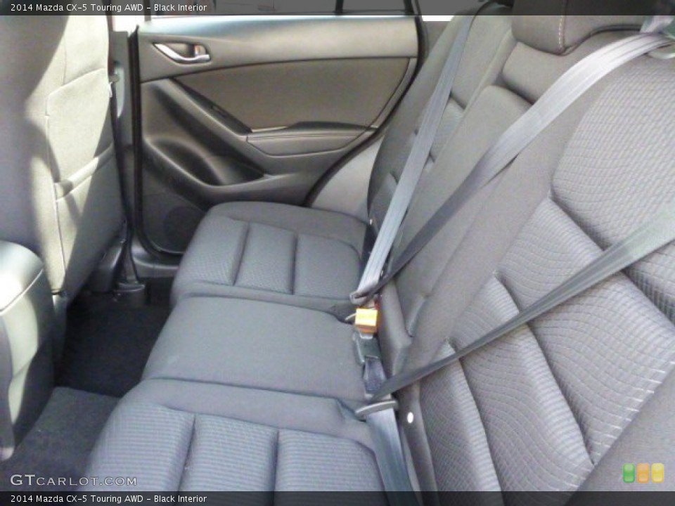 Black Interior Rear Seat for the 2014 Mazda CX-5 Touring AWD #77384181