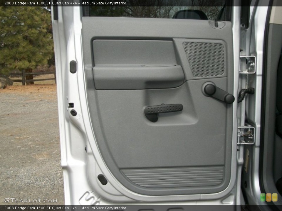 Medium Slate Gray Interior Door Panel for the 2008 Dodge Ram 1500 ST Quad Cab 4x4 #77385006