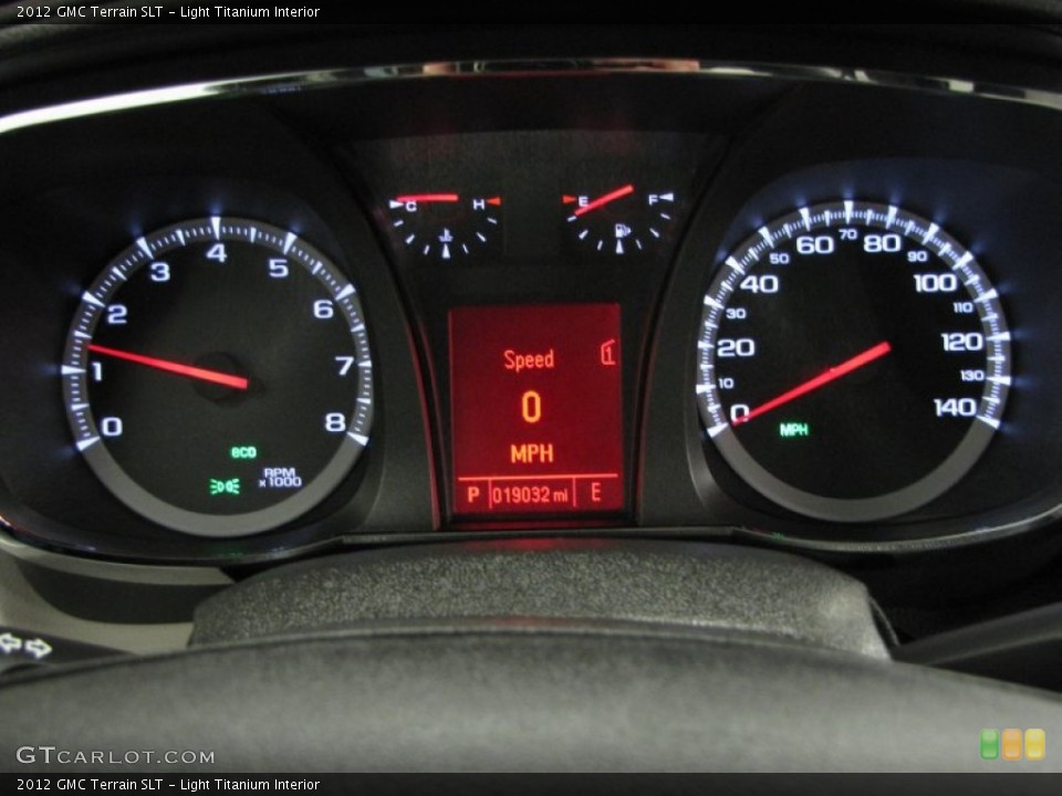 Light Titanium Interior Gauges for the 2012 GMC Terrain SLT #77385042