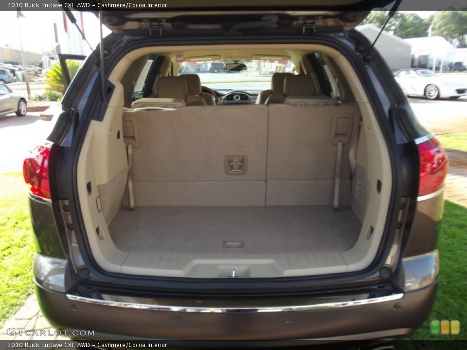 Cashmere/Cocoa Interior Trunk for the 2010 Buick Enclave CXL AWD #77385043