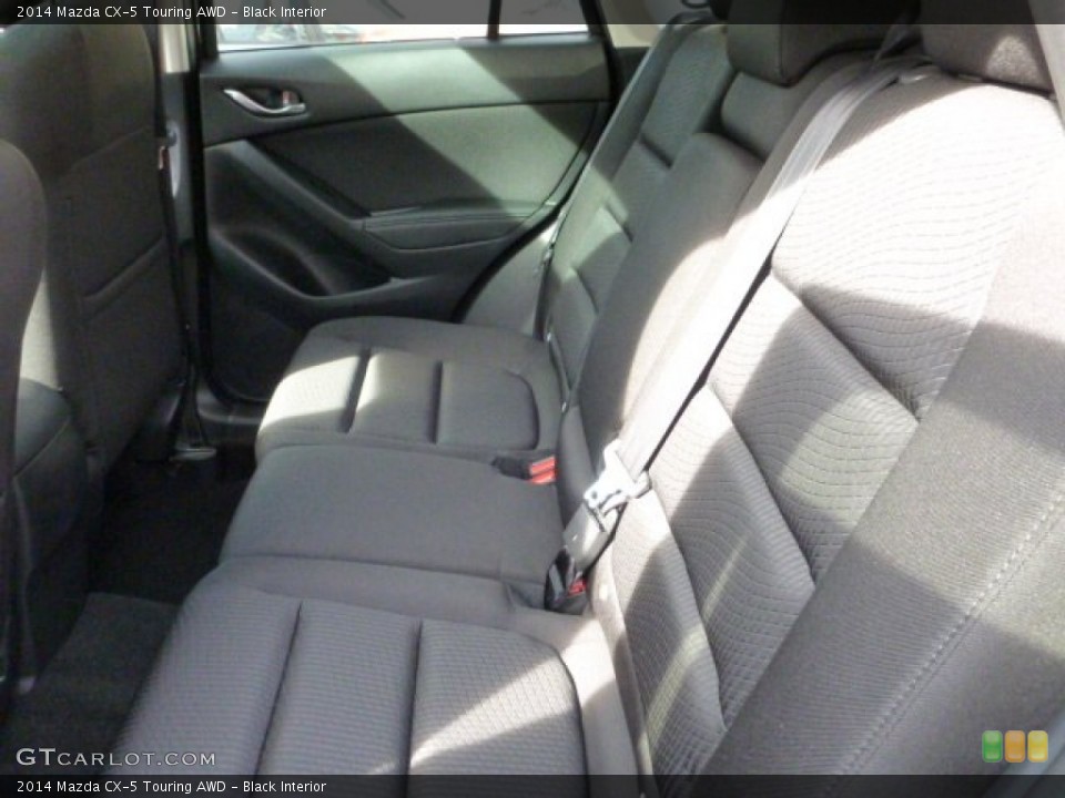 Black Interior Rear Seat for the 2014 Mazda CX-5 Touring AWD #77385091