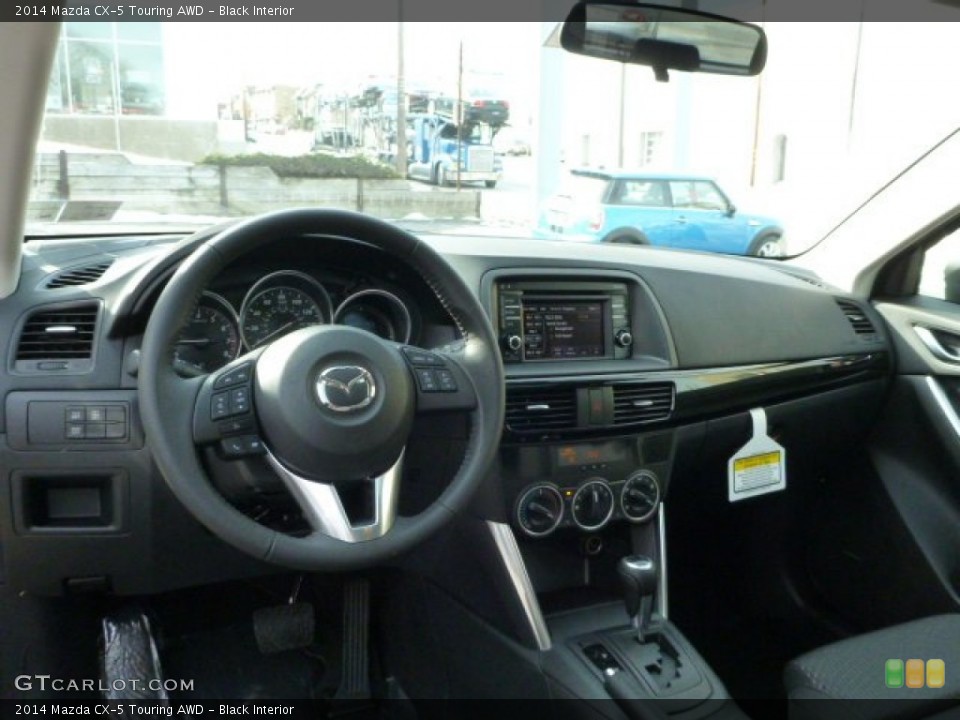 Black Interior Dashboard for the 2014 Mazda CX-5 Touring AWD #77385114