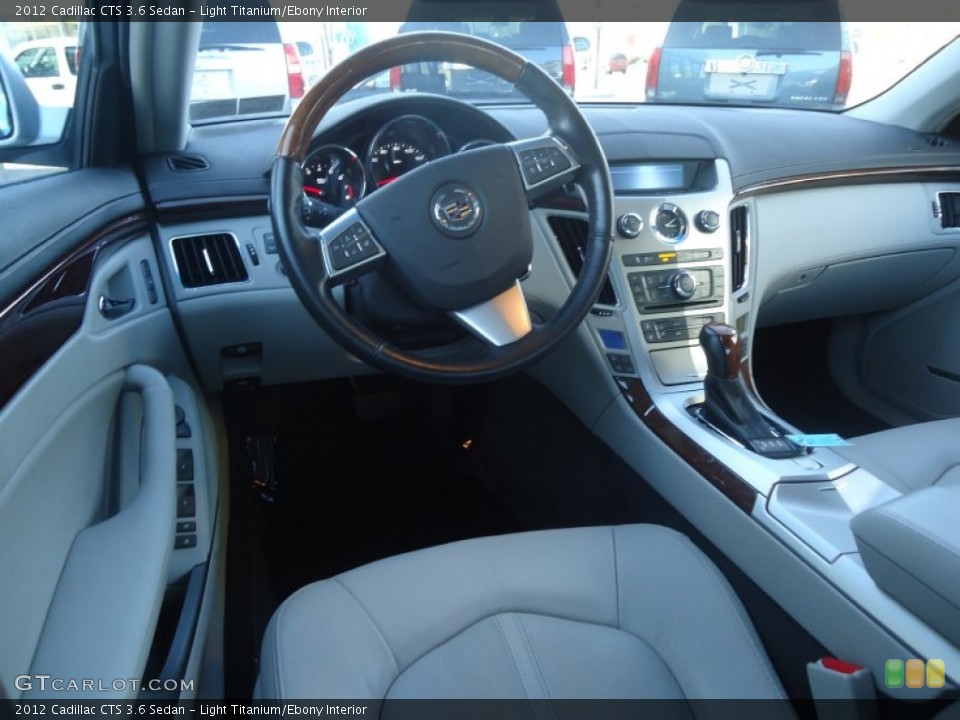 Light Titanium/Ebony Interior Prime Interior for the 2012 Cadillac CTS 3.6 Sedan #77385677