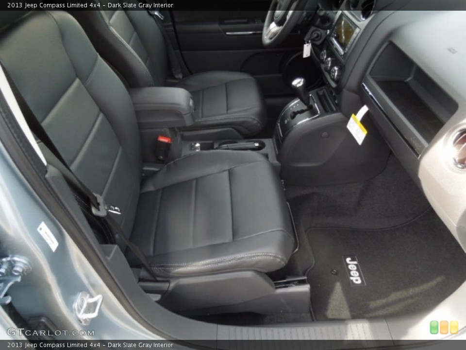 Dark Slate Gray Interior Front Seat for the 2013 Jeep Compass Limited 4x4 #77385777