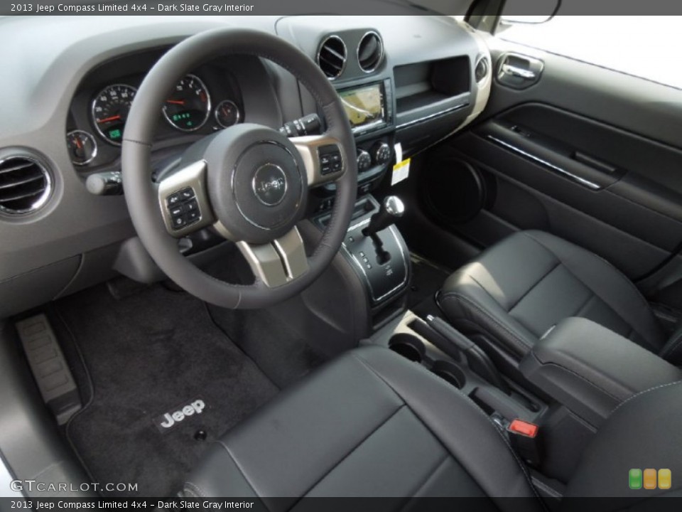 Dark Slate Gray Interior Prime Interior for the 2013 Jeep Compass Limited 4x4 #77385876