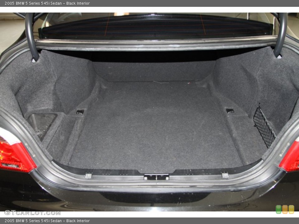 Black Interior Trunk for the 2005 BMW 5 Series 545i Sedan #77386142