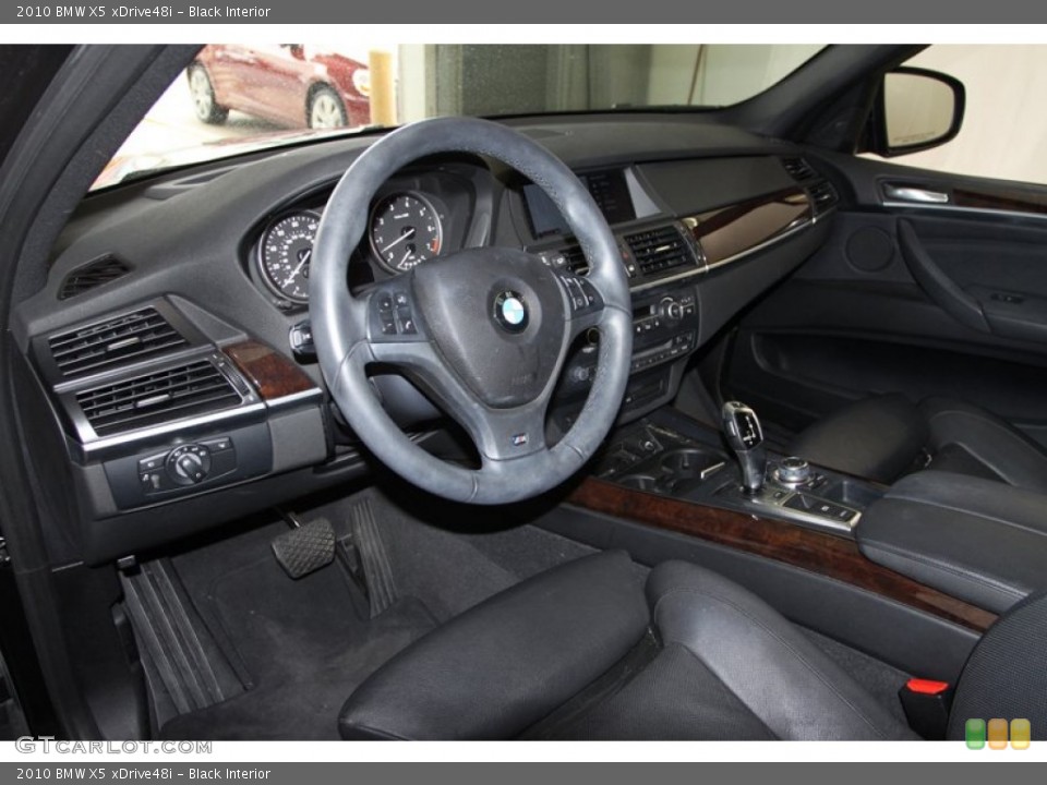 Black Interior Prime Interior for the 2010 BMW X5 xDrive48i #77386635