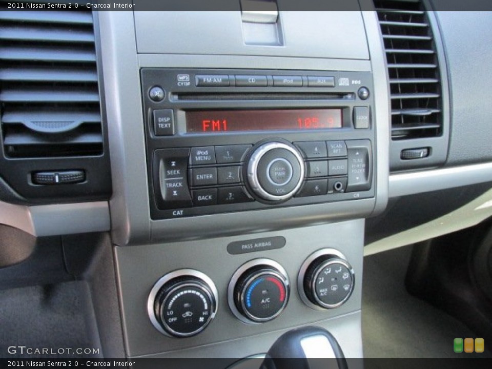 Charcoal Interior Controls for the 2011 Nissan Sentra 2.0 #77386677