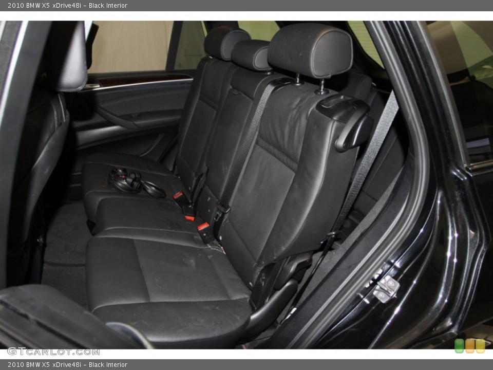 Black Interior Rear Seat for the 2010 BMW X5 xDrive48i #77386731