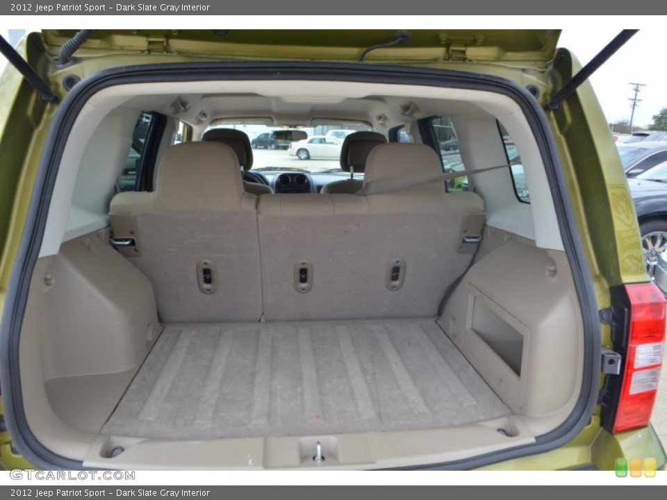 Dark Slate Gray Interior Trunk for the 2012 Jeep Patriot Sport #77387296