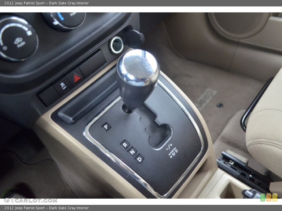 Dark Slate Gray Interior Transmission for the 2012 Jeep Patriot Sport #77387413