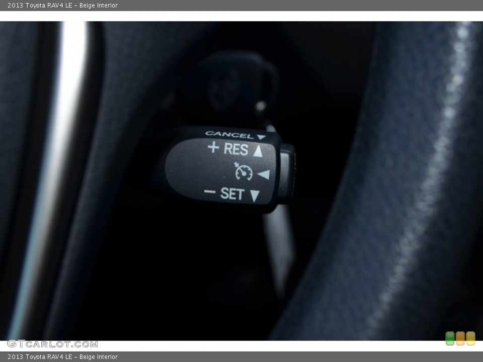 Beige Interior Controls for the 2013 Toyota RAV4 LE #77387874