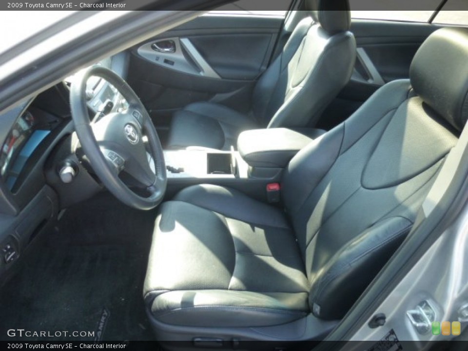 Charcoal Interior Front Seat for the 2009 Toyota Camry SE #77388031