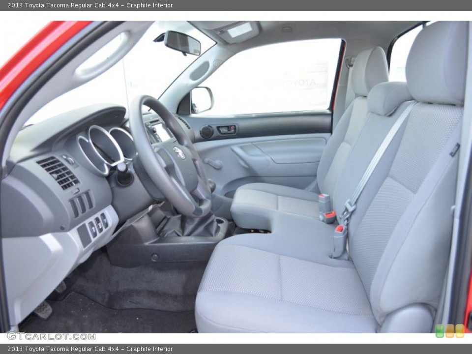 Graphite Interior Front Seat for the 2013 Toyota Tacoma Regular Cab 4x4 #77388192