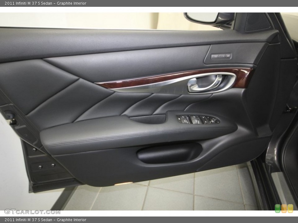 Graphite Interior Door Panel for the 2011 Infiniti M 37 S Sedan #77389074